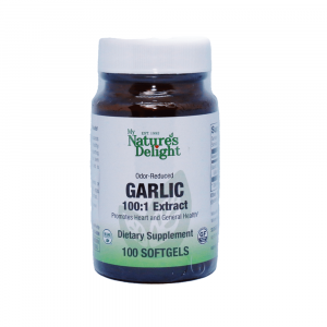 Garlic 500mg Odor-Reduced Softgels | My Nature’s Delight