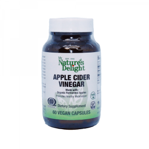 Fermented Apple Cider Vinegar Organic Caps Bottle