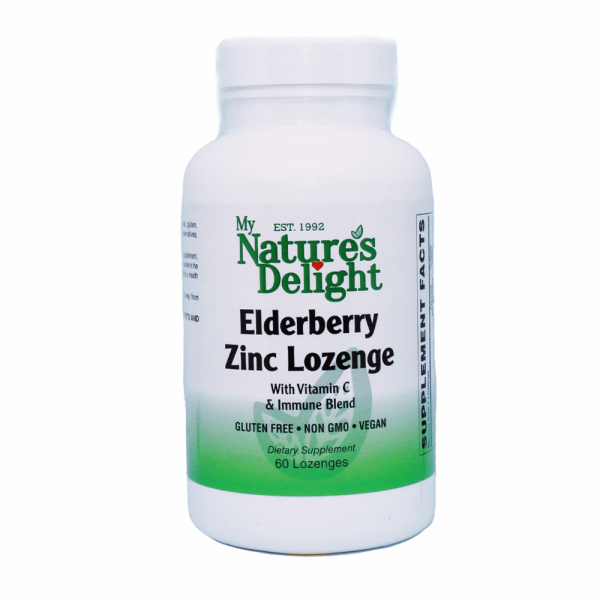 Elderberry Zinc Lozenge w/ Vit C - Immune Blend | My Nature's Delight