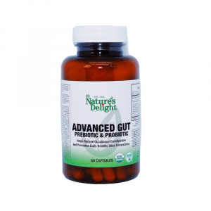 Advanced Gut Prebiotic & Probiotic - 60 Caps Bottle