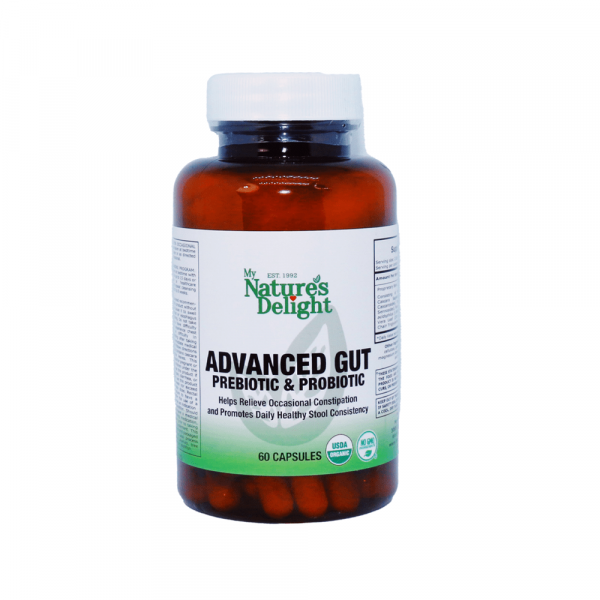 Advanced Gut Prebiotic & Probiotic - 60 Caps Bottle