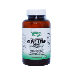 Extra Strength Olive Leaf - 60 Capsules bottle