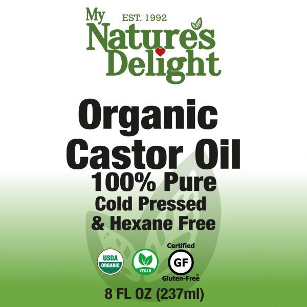 Organic Castor Oil - 8 oz