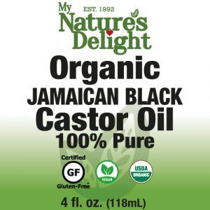 Organic Jamaican Black Castor Oil – 4 oz – Glass Bottle | My Nature’s Delight