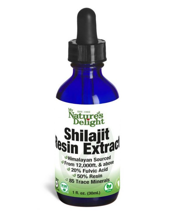 Shilajit resin extract blue bottle 1oz